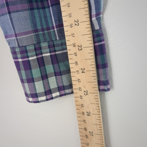 Banana Republic Mens Large Untucked Fit Button Up Corpcore Travel Casual Cotton - Picture 8 of 8